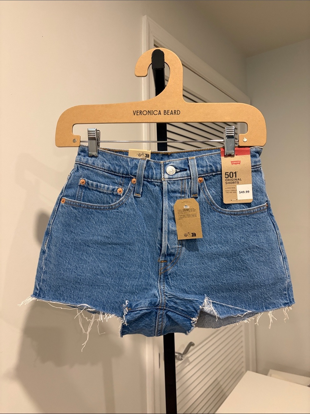Levi’s 501 Original High Rise Denim Shorts